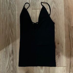 Black, Ribbed Intimately Free People Tank top